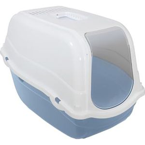 Rosewood Romeo Kattentoilet met deksel en koolstoffilter, maat L, lichtblauw