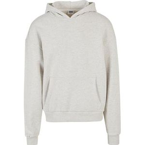 Urban Classics Superzwaar sweatshirt met capuchon voor heren, Lichtgrijs