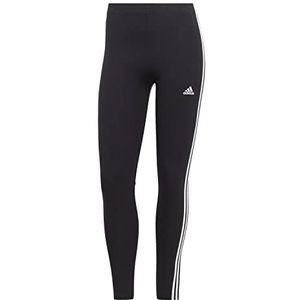 Adidas Essentials 3-Stripes High-Waisted Single Jersey Panty (1/1) voor dames en volwassenen, Zwart/Wit