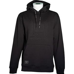 L1 Premium Goods remnant sweatshirt met capuchon voor heren, zwart.