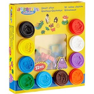 Creative Kids - 31048 – creatieve hobby – set met 10 modelleerpoten en 12 accessoires – 3 assortimenten