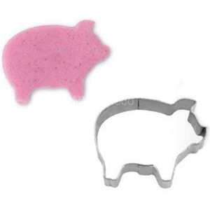 Staedter Mini Pig uitsteekvorm, zilverkleurig