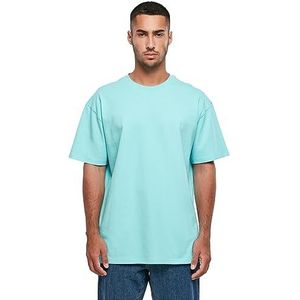 Build Your Brand Heavy Oversize T-shirt voor heren, Beryl blauw