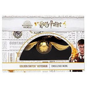 Bizak Harry Potter sleutelhanger Snitch Gold 12 cm - draag hem aan alle kanten - Deluxe Edition geschikt voor alle verzamelaars - levering met fluwelen doos en magneetsluiting (64118450)