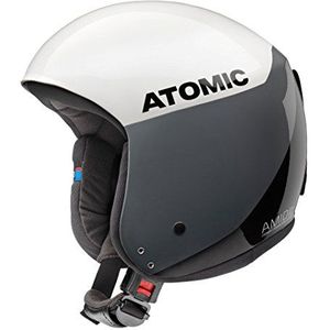 Atomic, Racehelm voor heren/dames, voldoet aan de veiligheidsnormen, AMID, FIS, Redster WC AMID, maat XS, hoofdomtrek 53,5 - 54,5 cm, wit/zwart, AN5005428XS