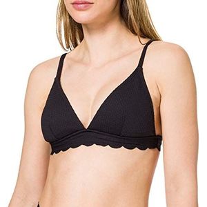 ESPRIT Barritt Beach Padded Bra Top Bikini, Zwart, 44C Dames, zwart.