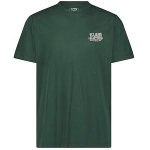 Lee T-shirt Ss Relaxed Logo pour homme, gris, XXL