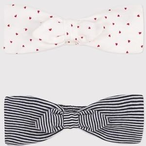 Petit Bateau A0cei Bandeau Cheveux Variante 1, 2-3 Ans (Pack de 2) Fille, Variante 1., 2-3 anni
