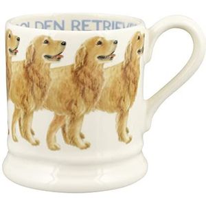 Emma Bridgewater Grote 1/2 Pint Keramische Koffiemok Grote Steengoed Koffiemok Cappuccino Latte Theekop Mooie Mok Verjaardagscadeau Golden Retriever Koffiekop