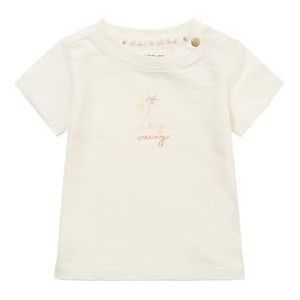 Noppies Baby Meisjes Tee Nanuet korte mouwen borst print T-shirt baby meisjes, Pristine - N021