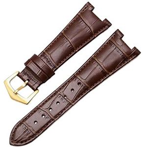 AEHON Echt lederen horlogeband voor Patek Philippe 5711 5712G Nautilus horloges voor dames en heren 25 mm x 12 mm speciale inkeping horlogeband, Agaat