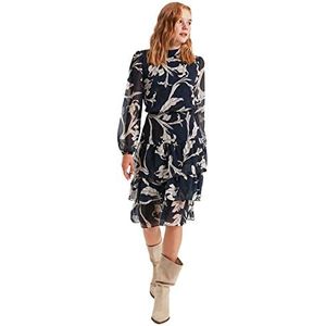 Trendyol marineblauw, cocktailjurk, dames, marineblauw, 38, Navy Blauw