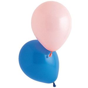 Unique Party Ballonnen van latex, 23 cm, verschillende kleuren, 40 stuks