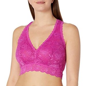 Cosabella Never Say Never Curvy Racie Racerback Bralette damesbeha (1 stuk), Fuchsia luier