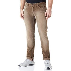 camel active Madison Corduroy Herenbroek, slimfit, beige, 33W/30L, Beige