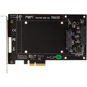 Sonnet Tempo SSD - Interfacekaarten en adapters (PCIe, SATA, Full Height, Zwart, Windows, Mac)