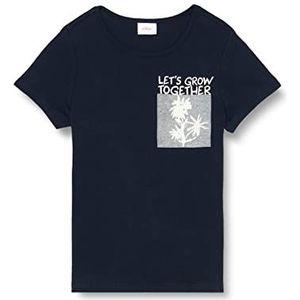 s.Oliver T-shirt à manches courtes pour fille, Bleu 5952, 92-98