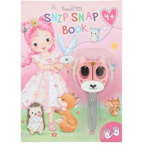Depesche 12131 Princess Mimi-Snip Snap Book knutselboek met snijoefeningen en schaar voor kinderen vanaf 4 jaar, meerkleurig