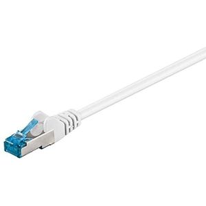 Goobay 94909 CAT 6a Link kabel, S/FTP (PiMF), wit, 30 m lengte