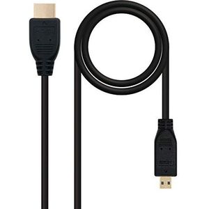 Nano Cable 10.15.3502 micro-HDMI-kabel 1.4 (1,8 m), kleur: zwart