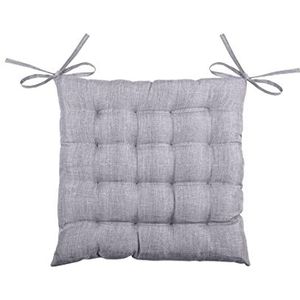 Lovely Casa Bea zitkussen met 16 stippen, polyester, 40 x 40 cm, grijs