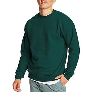 Hanes Ecosmart fleece sweatshirt voor heren, Donkergroen
