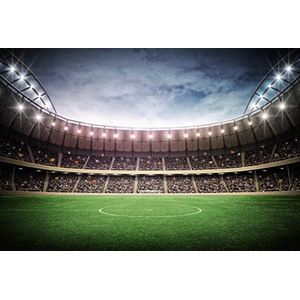 Panorama Poster Stade de Foot, 4 x 2,70 m | XXL Deco en muurschildering in HD-kwaliteit Scenolia