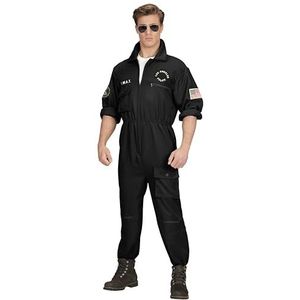 Widmann S.W.A.T. Costume pour homme, combinaison swat, noire, costume de groupe pour carnaval, taille S