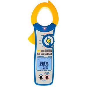 PeakTech 1655 – efficiënte stroomtang 1500 A AC/DC, 40.000 counts, digitale multimeter, TÜV/GS, stroomtang, contactloze voltmeter, ampèremeter, continuïteitstester – max. 600 V