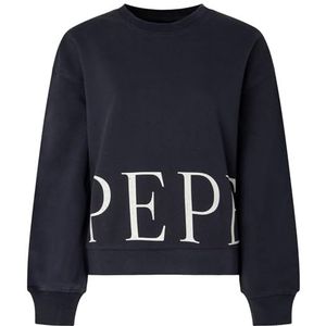 Pepe Jeans Victoria Sweatshirt voor dames, blauw (Dulwich), XS, Blauw (Dulwich).