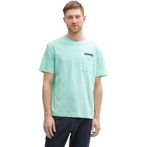 TOM TAILOR T-shirt pour homme, 37105 - Vert menthe vif, M