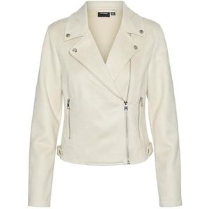 VERO MODA Vmjose Ss24 Korte damesjas van synthetisch suède, Berk