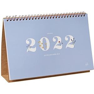 UO Tafelkalender 2022 - maan, maand, januari 2121 tot december 2021, papier 120 g, 24 x 15,4 cm.