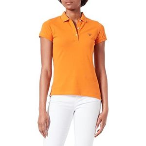 GANT The Summer Pique Poloshirt voor dames, Russet Oranje