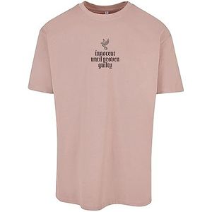 Mister Tee T-shirt surdimensionné Justice pour homme, Rose de duskrose, 5XL