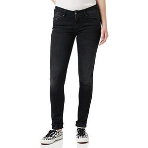 Kings Of Indigo Juno Slim damesjeans, zwart (Black Worn In 6103), 31 W/34 L, zwart (Black Worn In 6103)