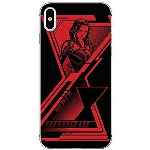 Originele en officiële Marvel Black Widow Case voor iPhone XS Max (perfect aangepast aan de vorm van de smartphone)