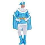 Widmann - Blauw prinskostuum, koning, middeleeuws, carnavalskostuums, carnaval