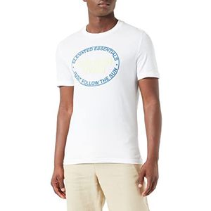 s.Oliver T-shirt manches courtes pour homme, Blanc 01d1, XXL