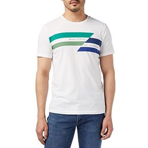 Marc O'Polo Heren T-Shirt 23213151128, meerkleurig (multi/white V19)