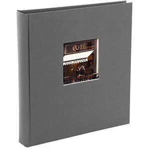 goldbuch Bella Vista 27945 fotoalbum, 30 x 31 cm, 60 zwarte pagina's met kristallen scheidingen, grijs