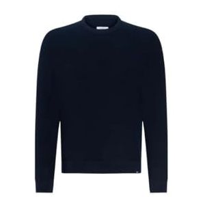 BRAX Roy Feel Good Sportive Style - trui met ronde hals in exclusieve kwaliteit voor heren, Navy Blauw