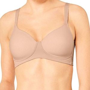 Triumph Modern Soft+Cotton P onzichtbare beha voor dames, Beige
