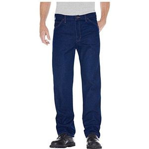 Dickies Jeans voor heren met 5 zakken, indigoblauw, 36W x 32L, Indigo blauw