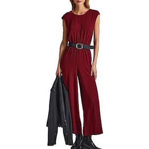 Pepe Jeans Fiska jumpsuit voor dames, Rood (Bordeaux)