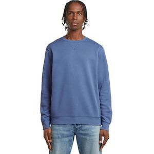 G-STAR Premium Core Sweater Heren Sweater, Blauw (Dutch Blue D16917-c235-g989), XL