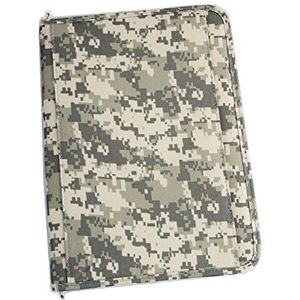 Xtitix Militaire aktetas met ritssluiting, camouflagepatroon, grijs