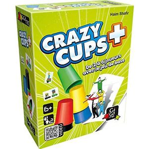 Gigamic - Reflex-Crazy Cups Plus, 6 jaar tot 99 jaar, AMHCP, blauw, geel