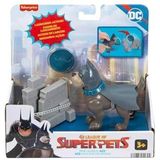 Krypto Super HGL11 Ace Disc Launcher, figuur van de hond van Batman met speciale functie en accessoires, speelgoed voor kinderen, vanaf 3 jaar