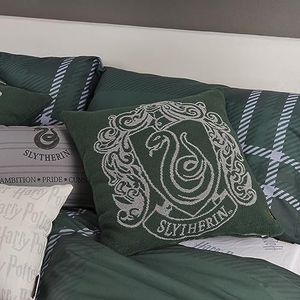 BELUM kussensloop Harry Potter 50 x 50 cm Jacquard (Classic Slytherin A)